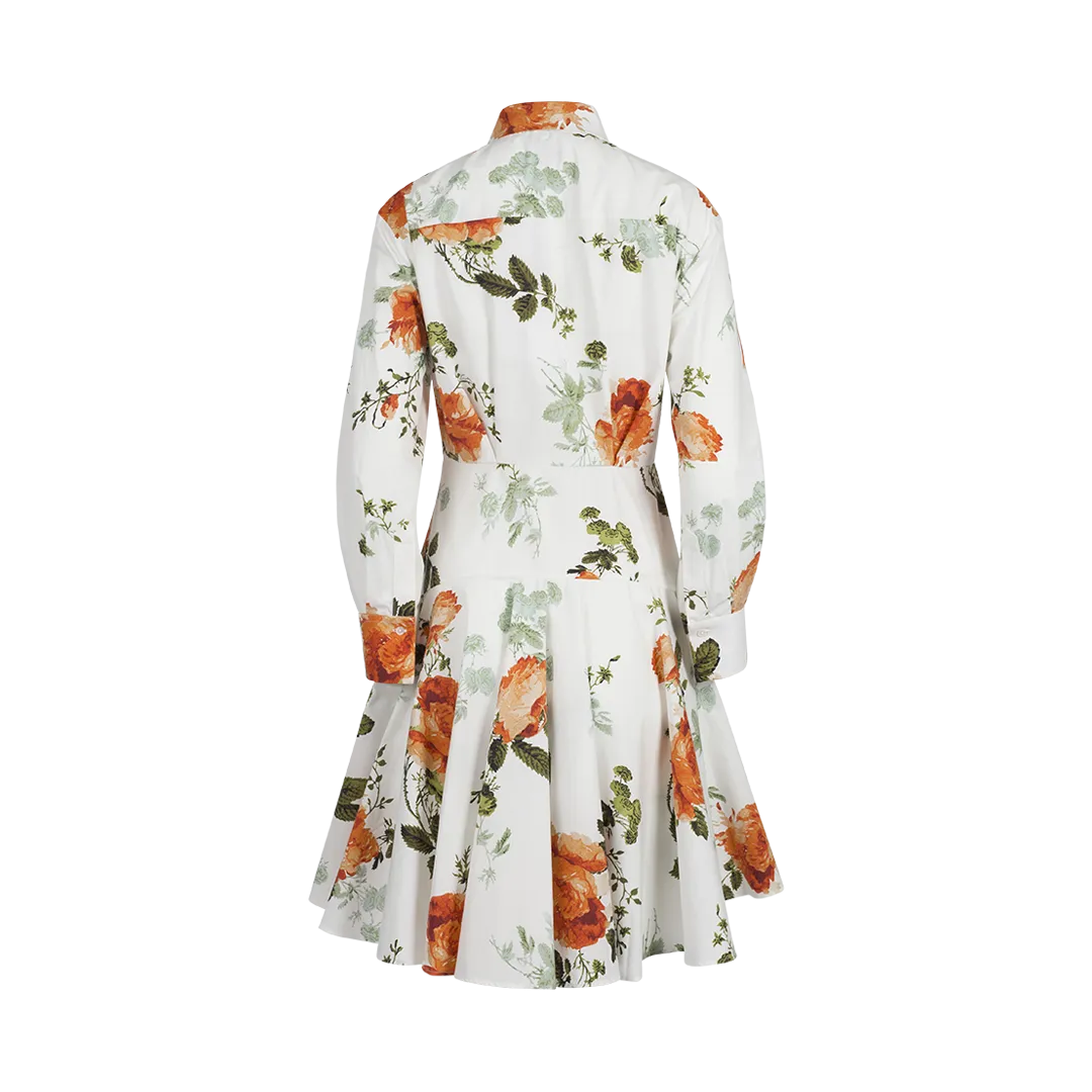 Floral Poplin Shirtdress