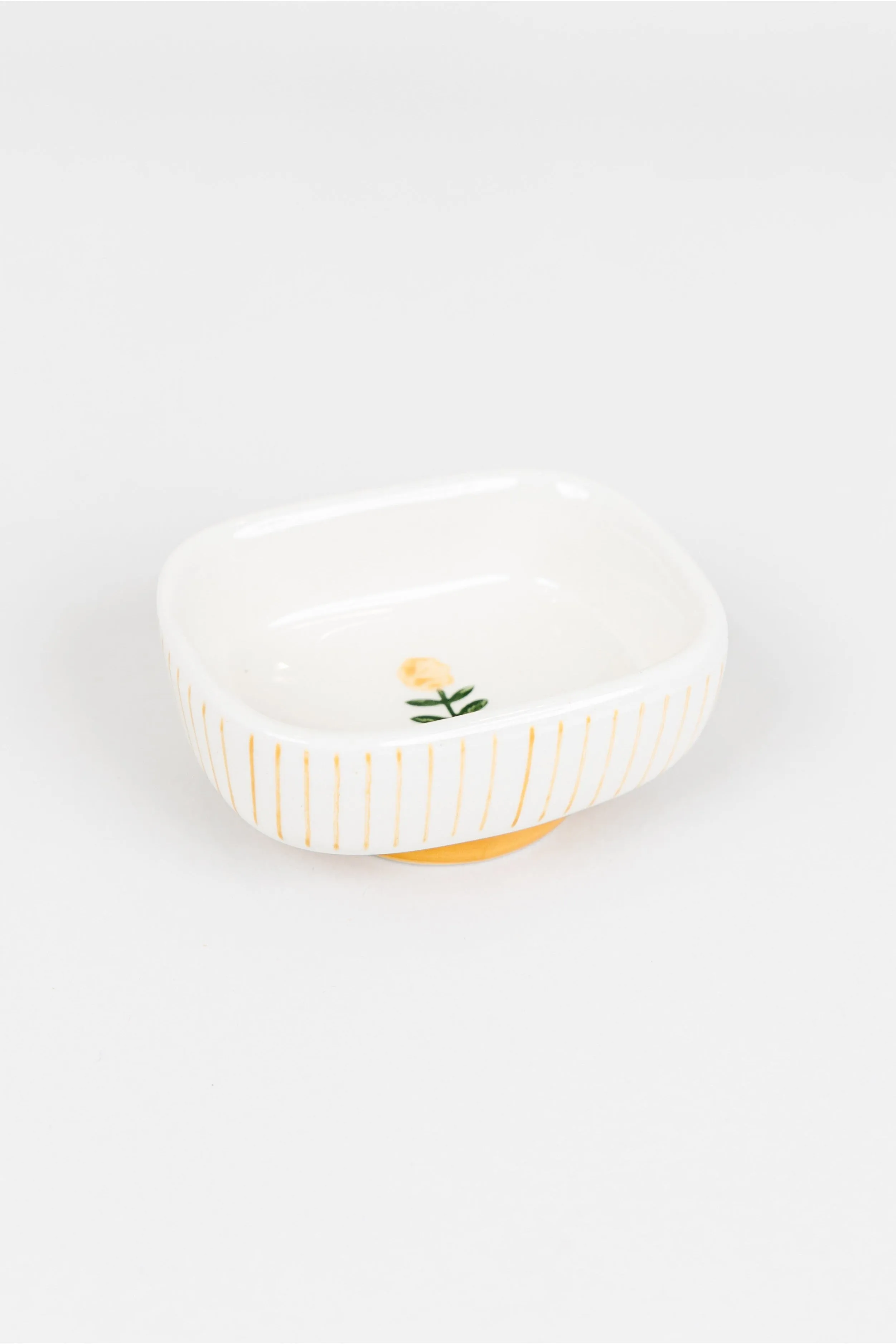 Flower & Stripe Small Dish