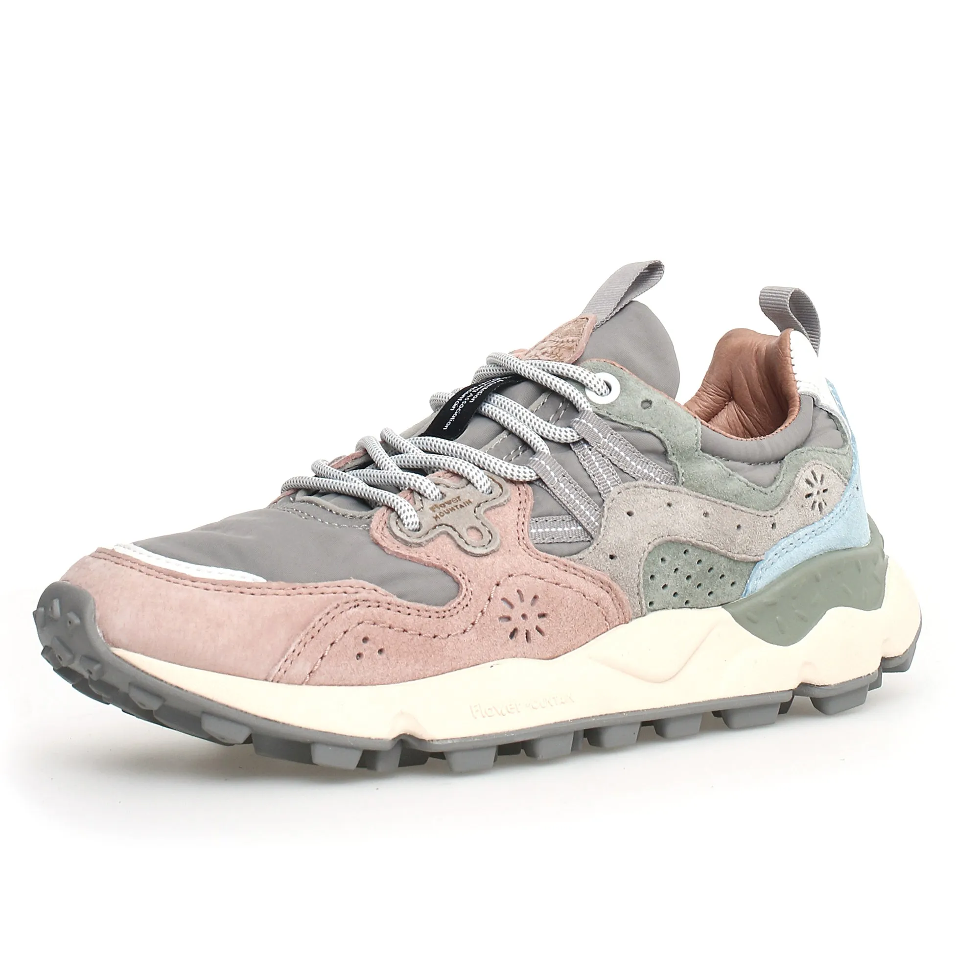 Flower Mountain Yamano 3 Trainers - Pink / Grey