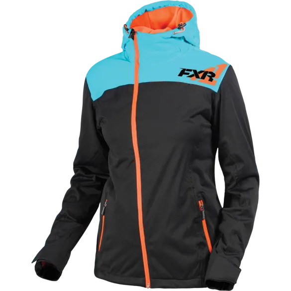 FXR Diamond Dual Laminate Womens Aqua/ElecTang