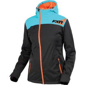 FXR Diamond Dual Laminate Womens Aqua/ElecTang