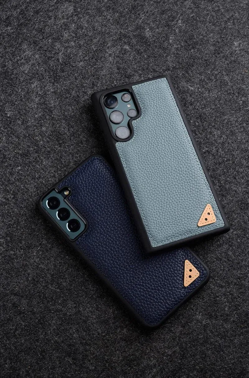 Galaxy S22 Ultra Plus Business Cover: Cute Leather Phone Case