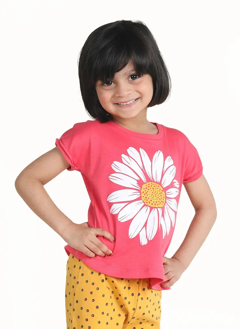 Girls graphic tee soft cotton