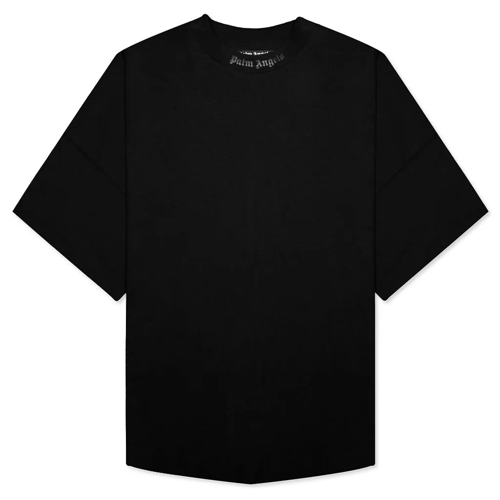 Glitter Classic Logo Over Tee - Black/Black