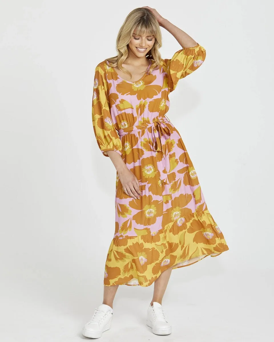 Harriet Tiered Midi Dress