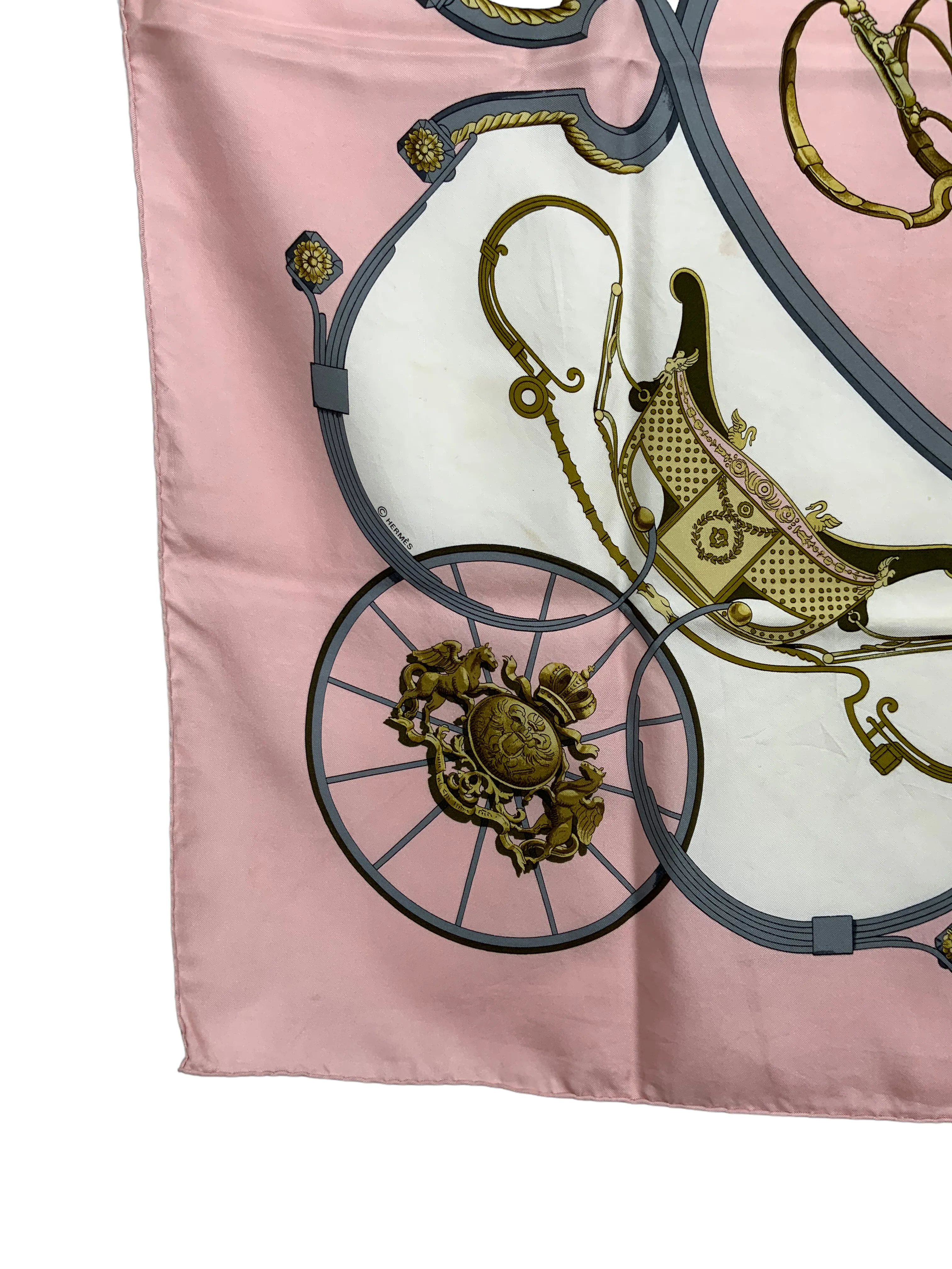 Hermes Springs Silk Scarf 90