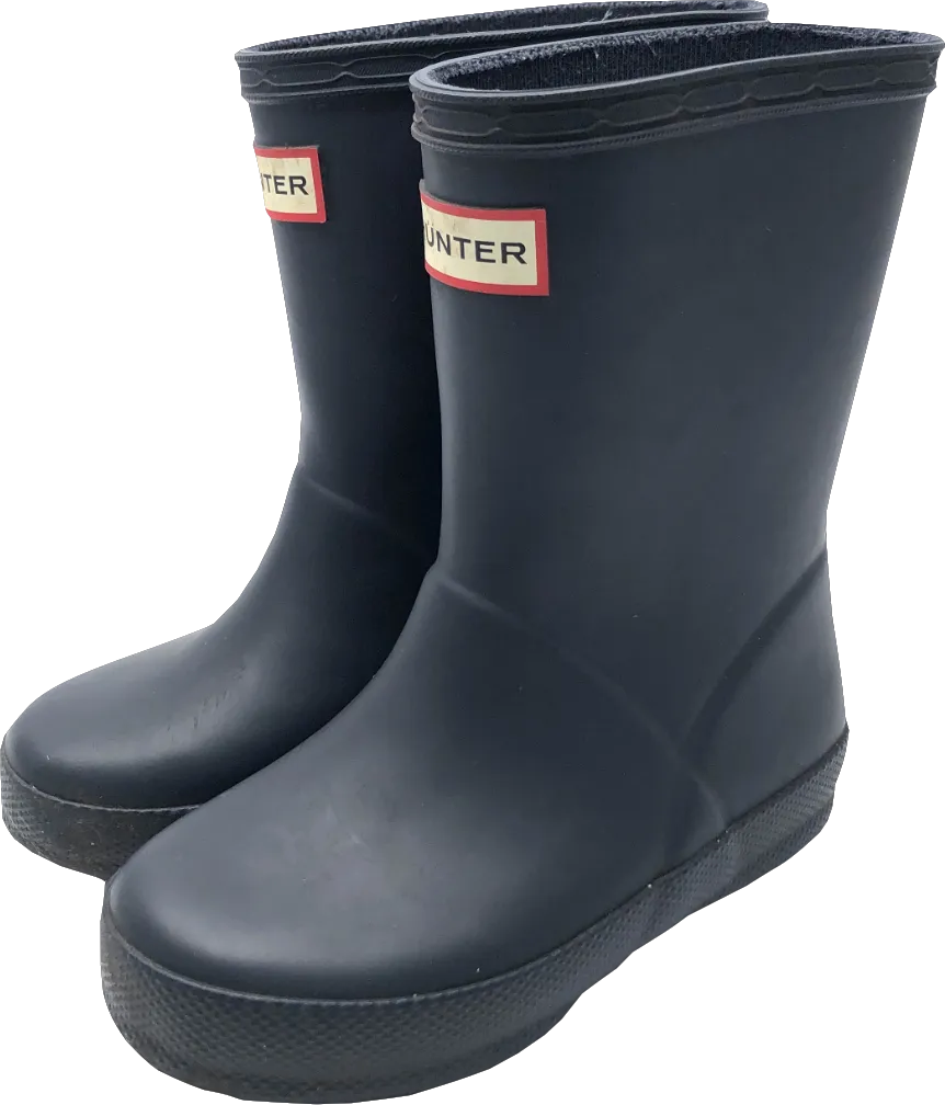 Hunter Blue Original Kids First Wellies UK 6 EU 23 👼