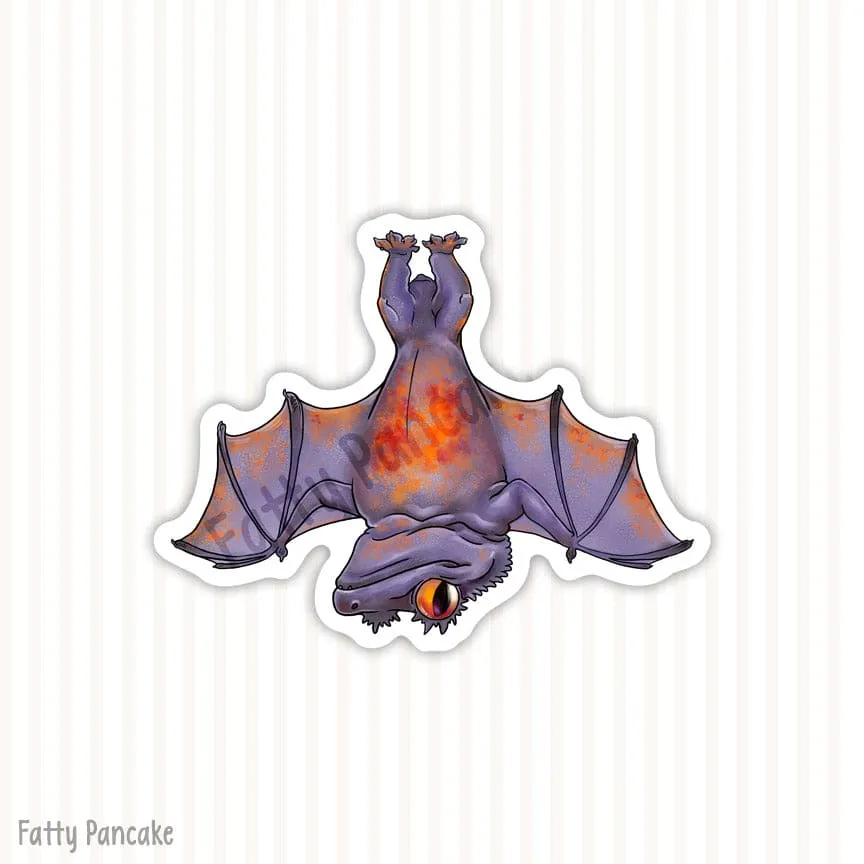 I'm a Bat Crested Gecko Halloween Sticker