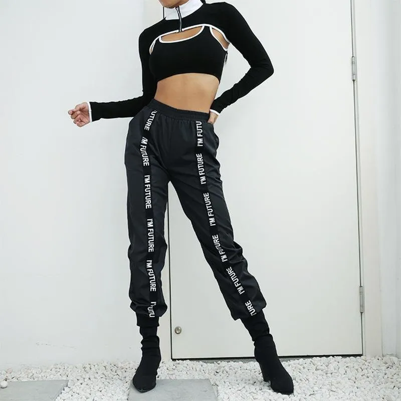 Joggers High Waist Cargo Pants