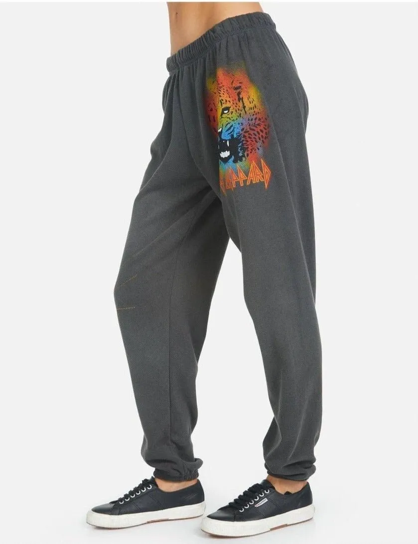 Lauren Moshi  Tanzy Def Leppard Leopard Sweatpants