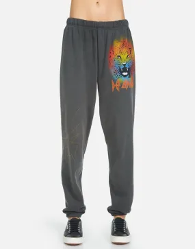 Lauren Moshi  Tanzy Def Leppard Leopard Sweatpants