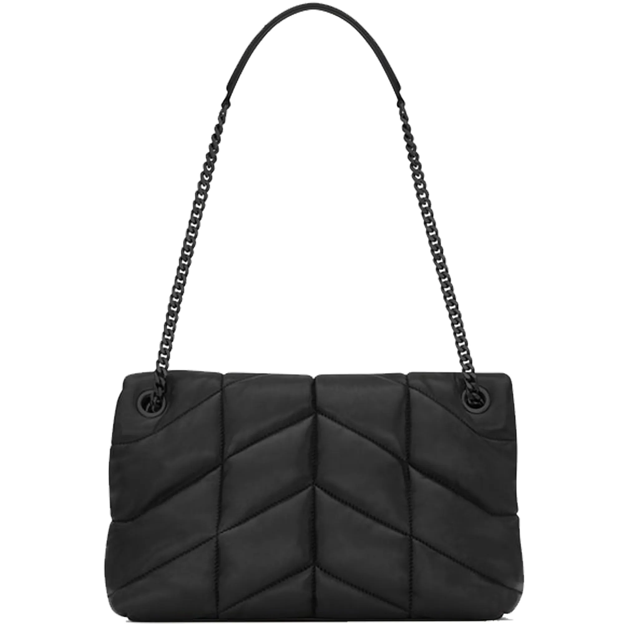 LouLou Puffer Small, Black/Black