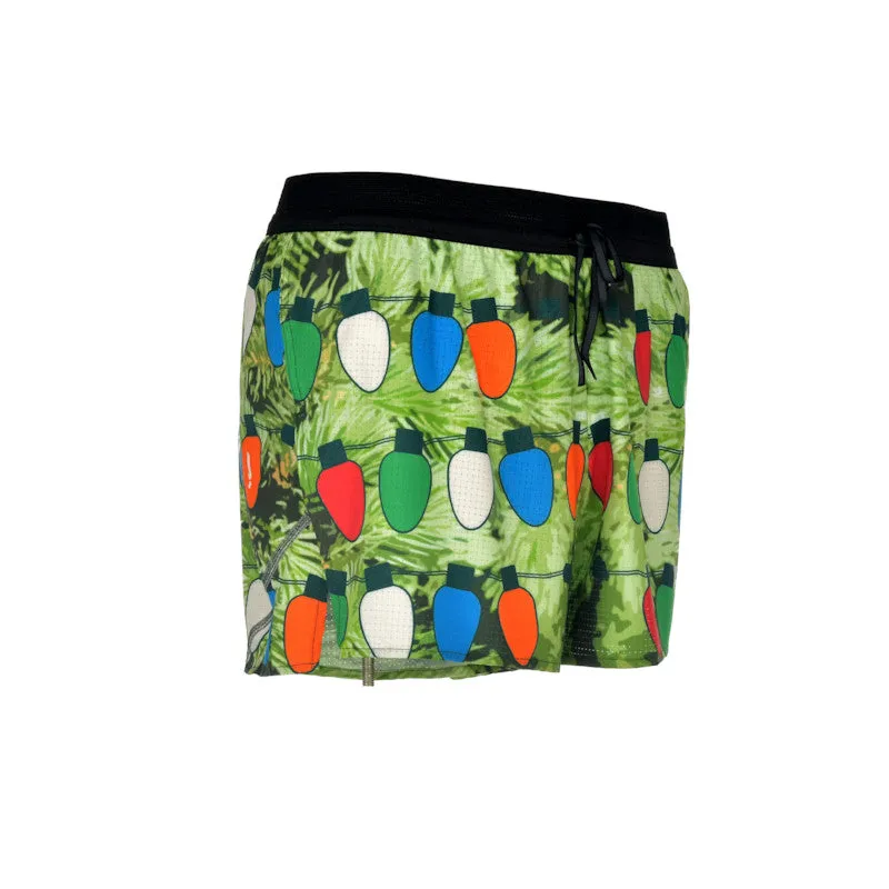 Men's Aeropro 3" Half Split Shorts- IT'S LIT