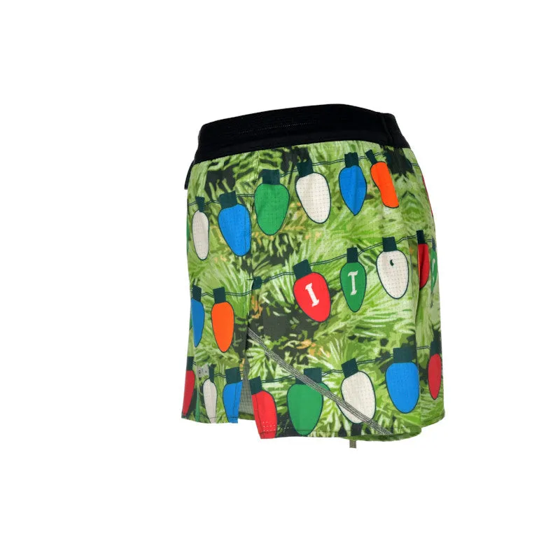 Men's Aeropro 3" Half Split Shorts- IT'S LIT