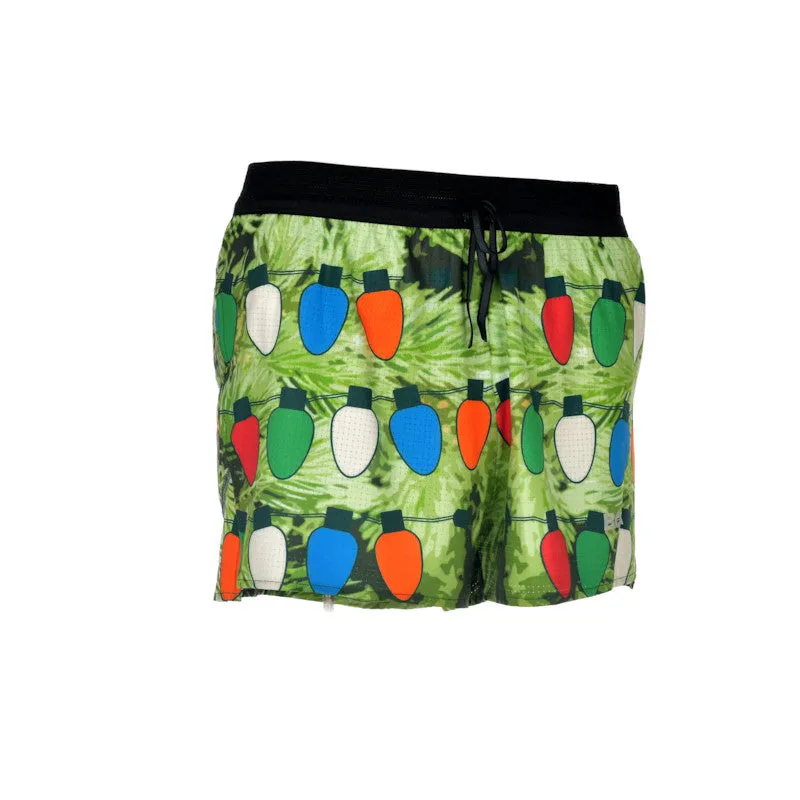 Men's Aeropro 3" Half Split Shorts- IT'S LIT