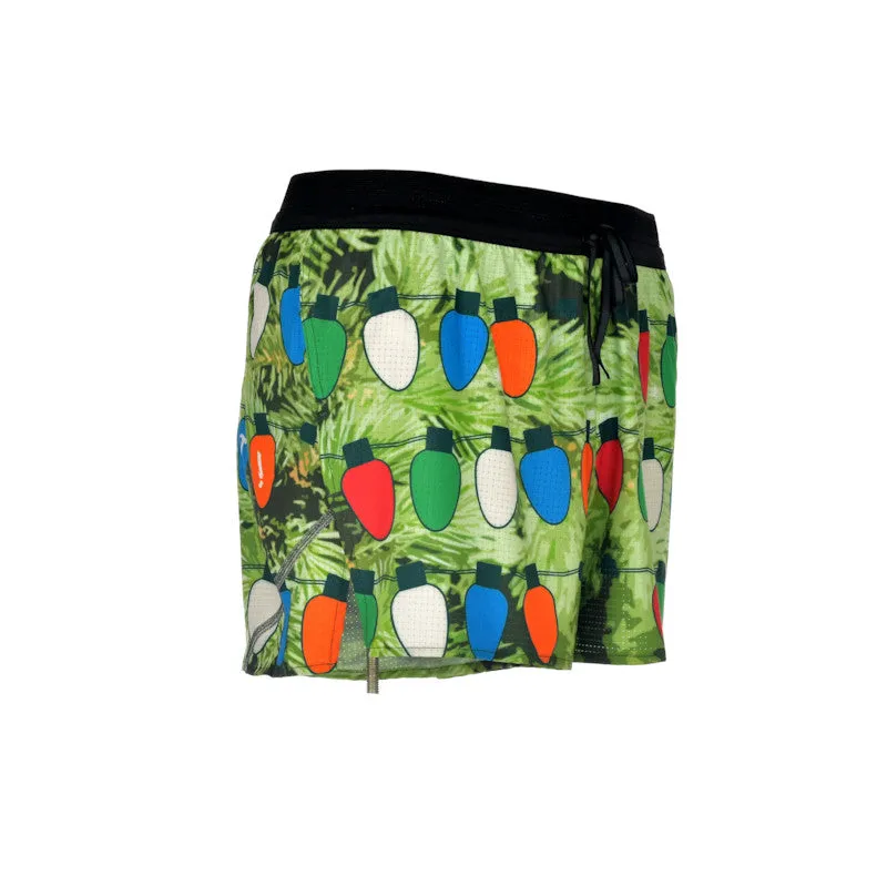 Men's Aeropro 3" Half Split Shorts- IT'S LIT