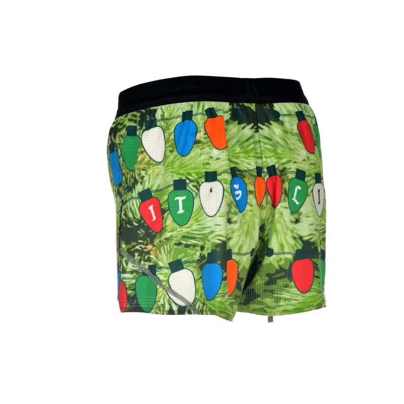 Men's Aeropro 3" Half Split Shorts- IT'S LIT