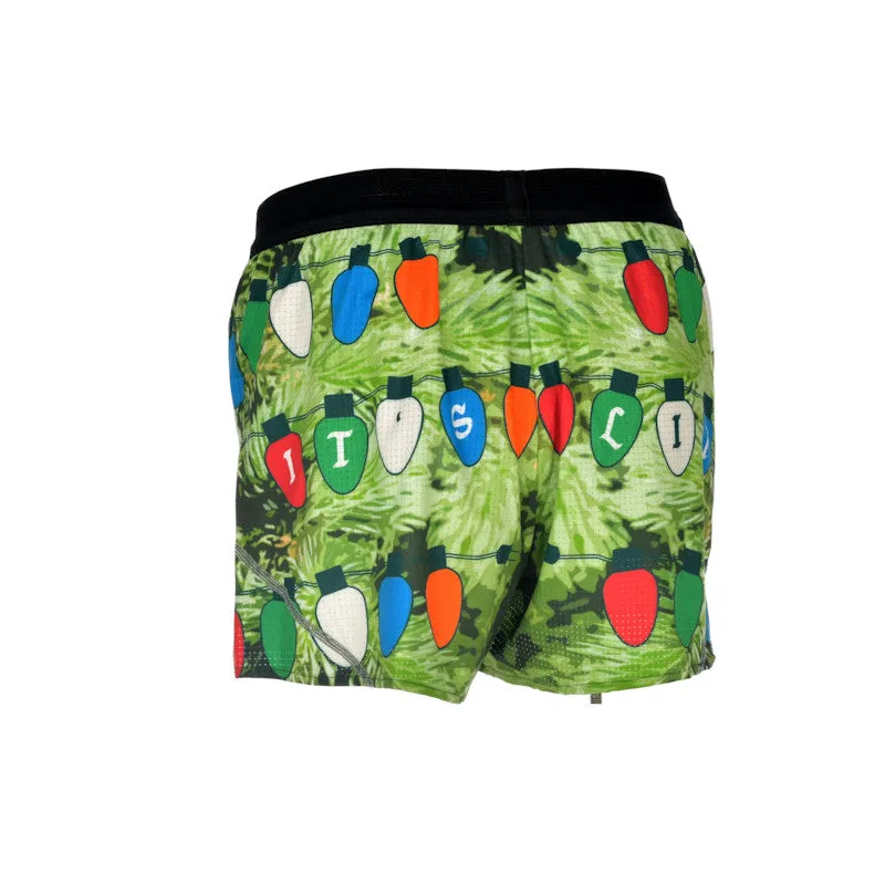 Men's Aeropro 3" Half Split Shorts- IT'S LIT