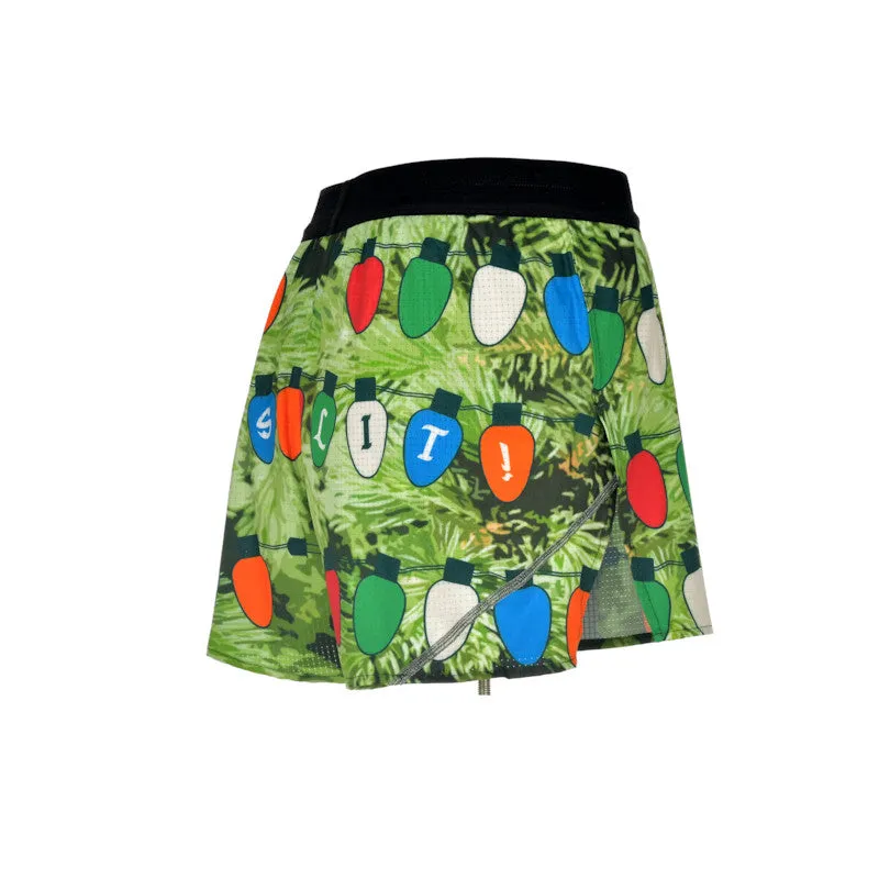 Men's Aeropro 3" Half Split Shorts- IT'S LIT