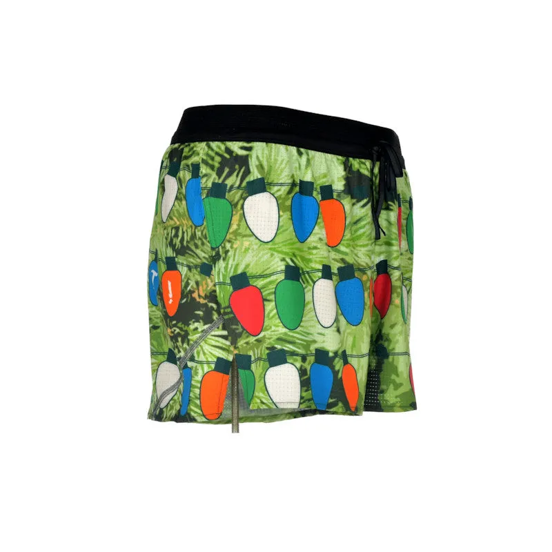 Men's Aeropro 3" Half Split Shorts- IT'S LIT