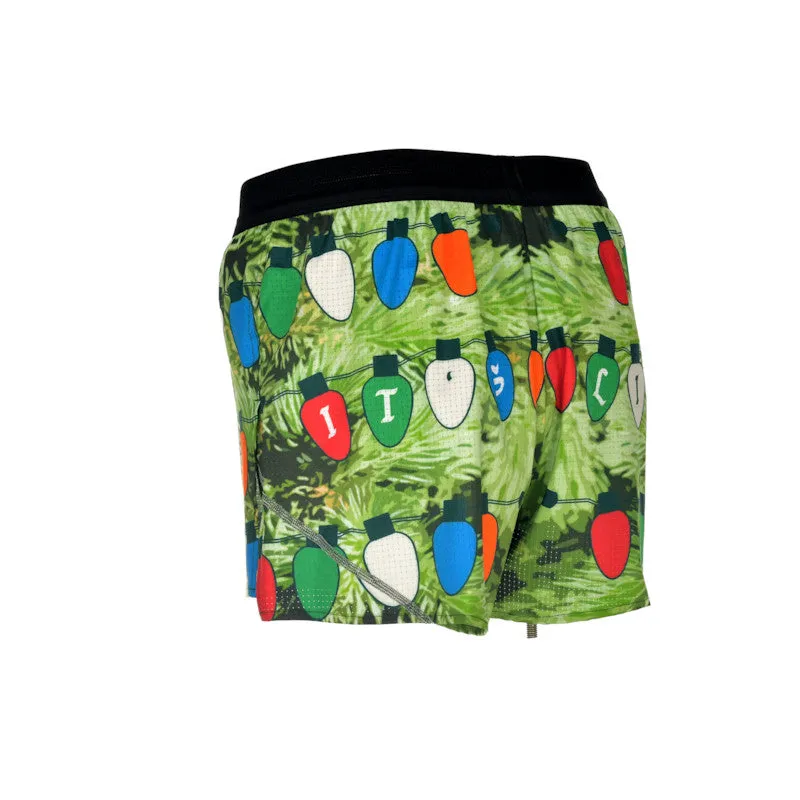 Men's Aeropro 3" Half Split Shorts- IT'S LIT