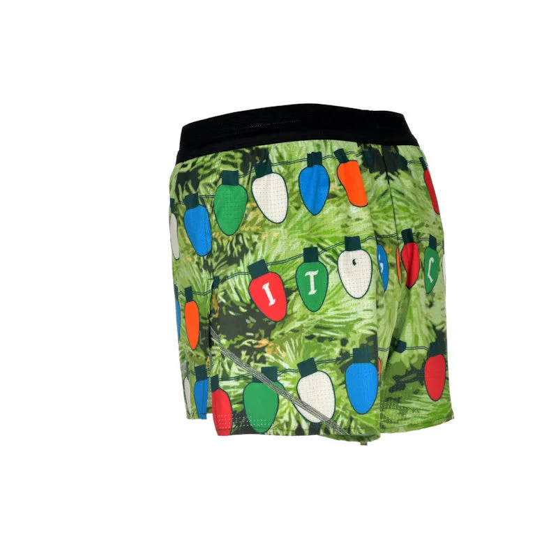 Men's Aeropro 3" Half Split Shorts- IT'S LIT