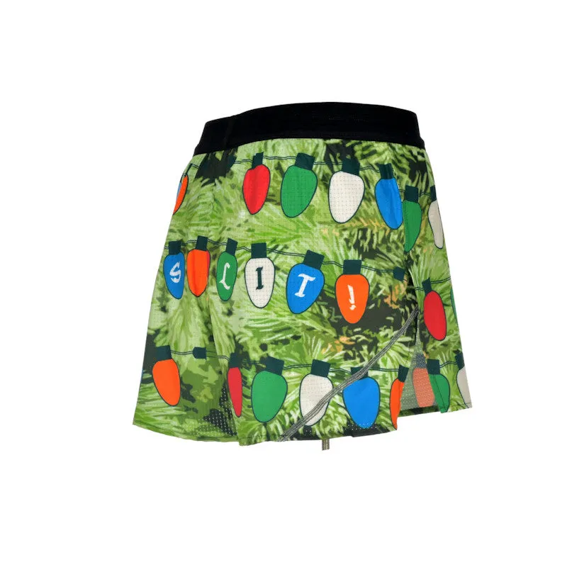 Men's Aeropro 3" Half Split Shorts- IT'S LIT