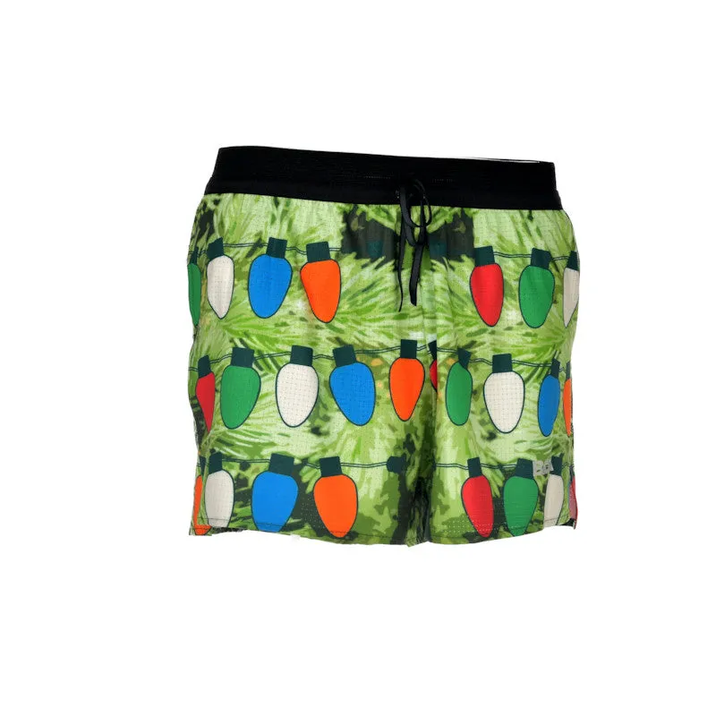 Men's Aeropro 3" Half Split Shorts- IT'S LIT