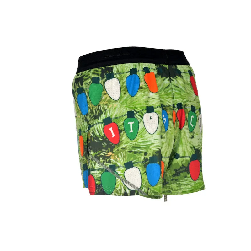 Men's Aeropro 3" Half Split Shorts- IT'S LIT