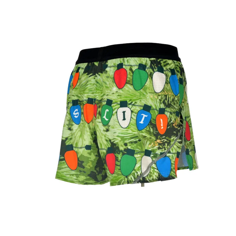 Men's Aeropro 3" Half Split Shorts- IT'S LIT