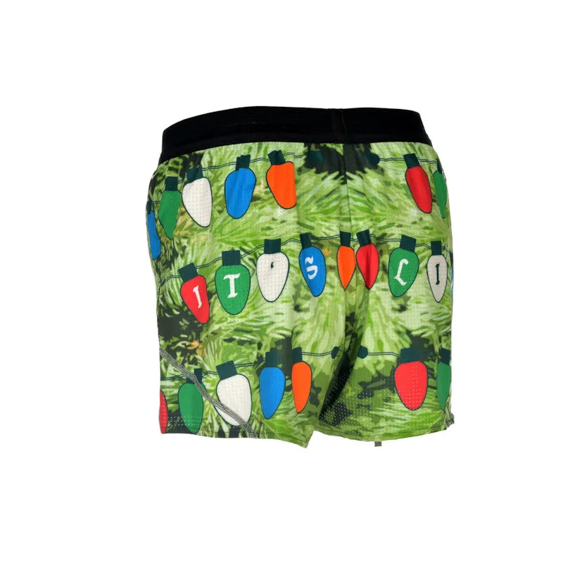 Men's Aeropro 3" Half Split Shorts- IT'S LIT