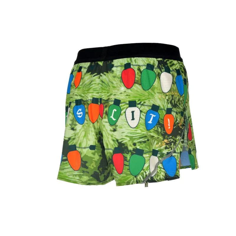 Men's Aeropro 3" Half Split Shorts- IT'S LIT