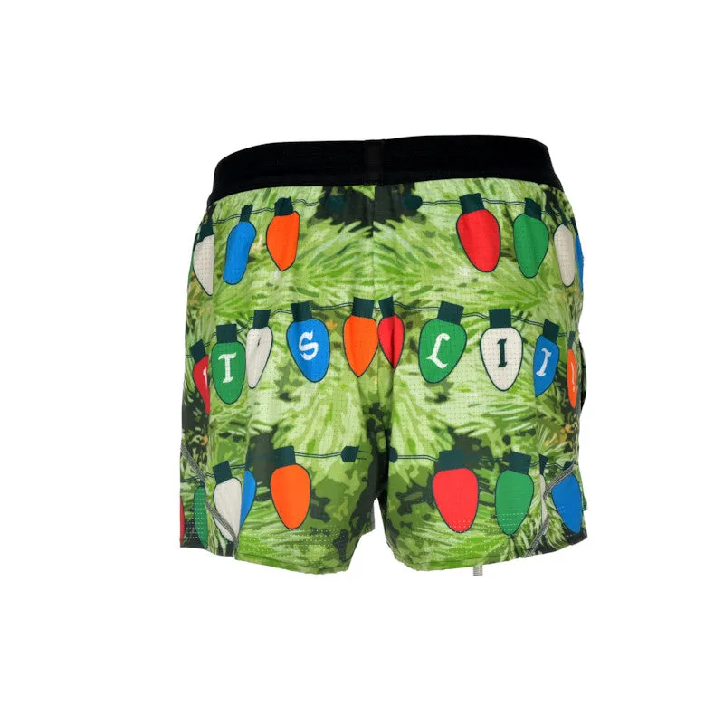 Men's Aeropro 3" Half Split Shorts- IT'S LIT