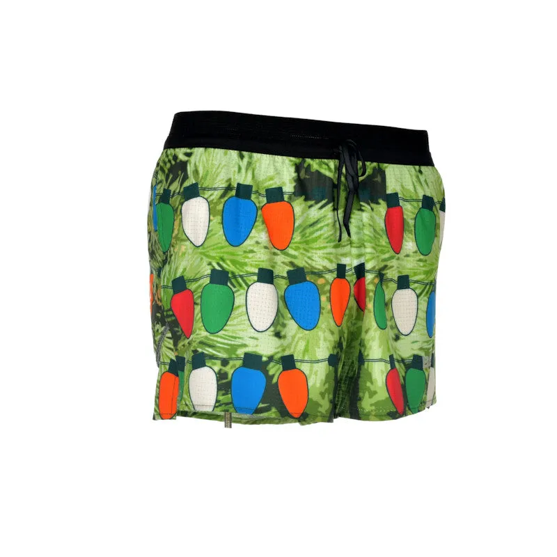 Men's Aeropro 3" Half Split Shorts- IT'S LIT