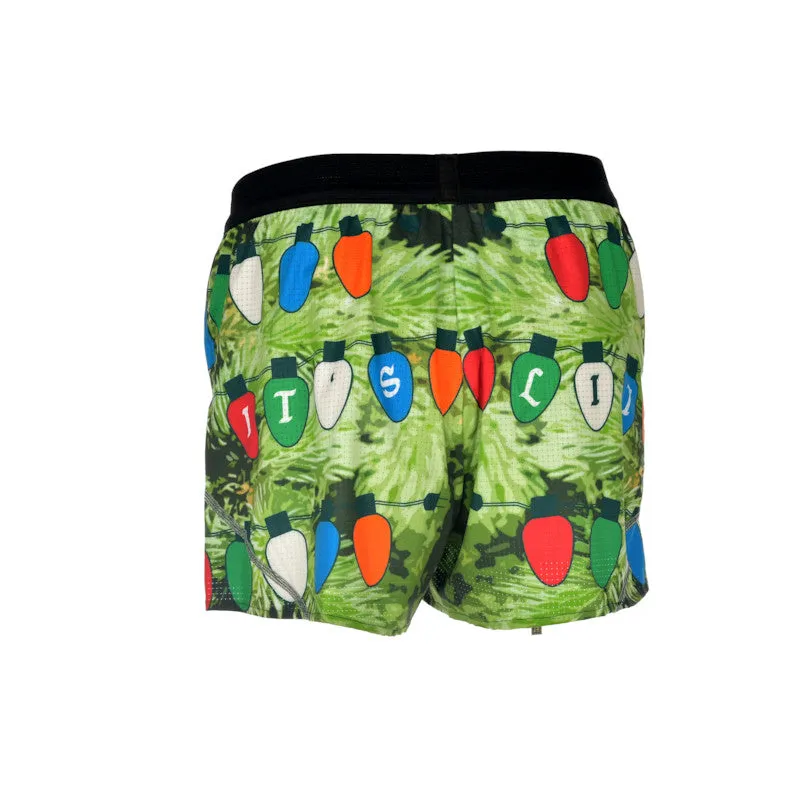 Men's Aeropro 3" Half Split Shorts- IT'S LIT