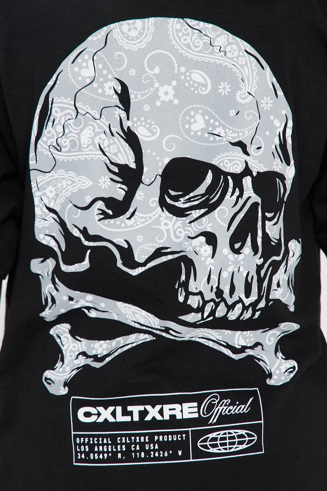 Mini Culture Skull Short Sleeve Tee - Black