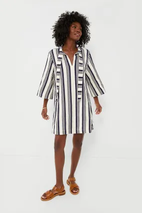 Navy Stripe Montauk Dress