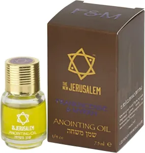 New Jerusalem Anointing Oil Frankincense and Myrrh Fragrance 7.5 ml. - 0.25 Fl Oz