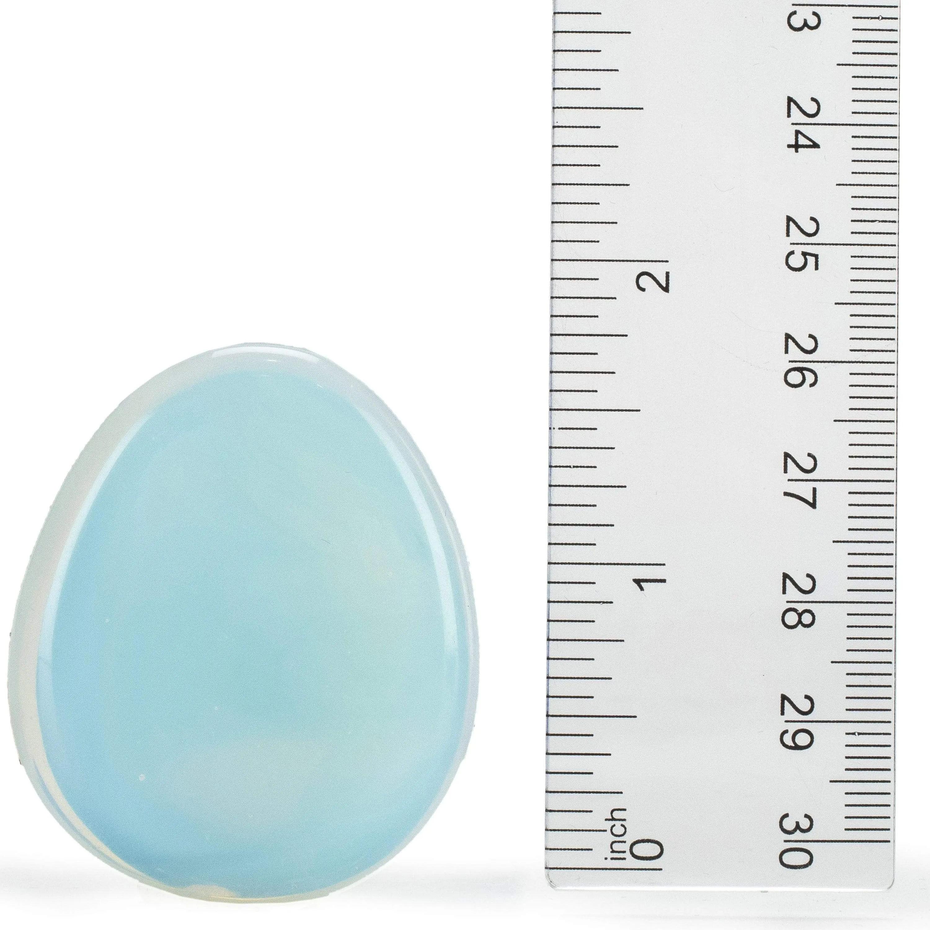 Opalite Rainbow Moonstone Worry Stone Gemstone Carving