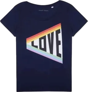 Orwell   Austen Blue Love T Shirt UK XS