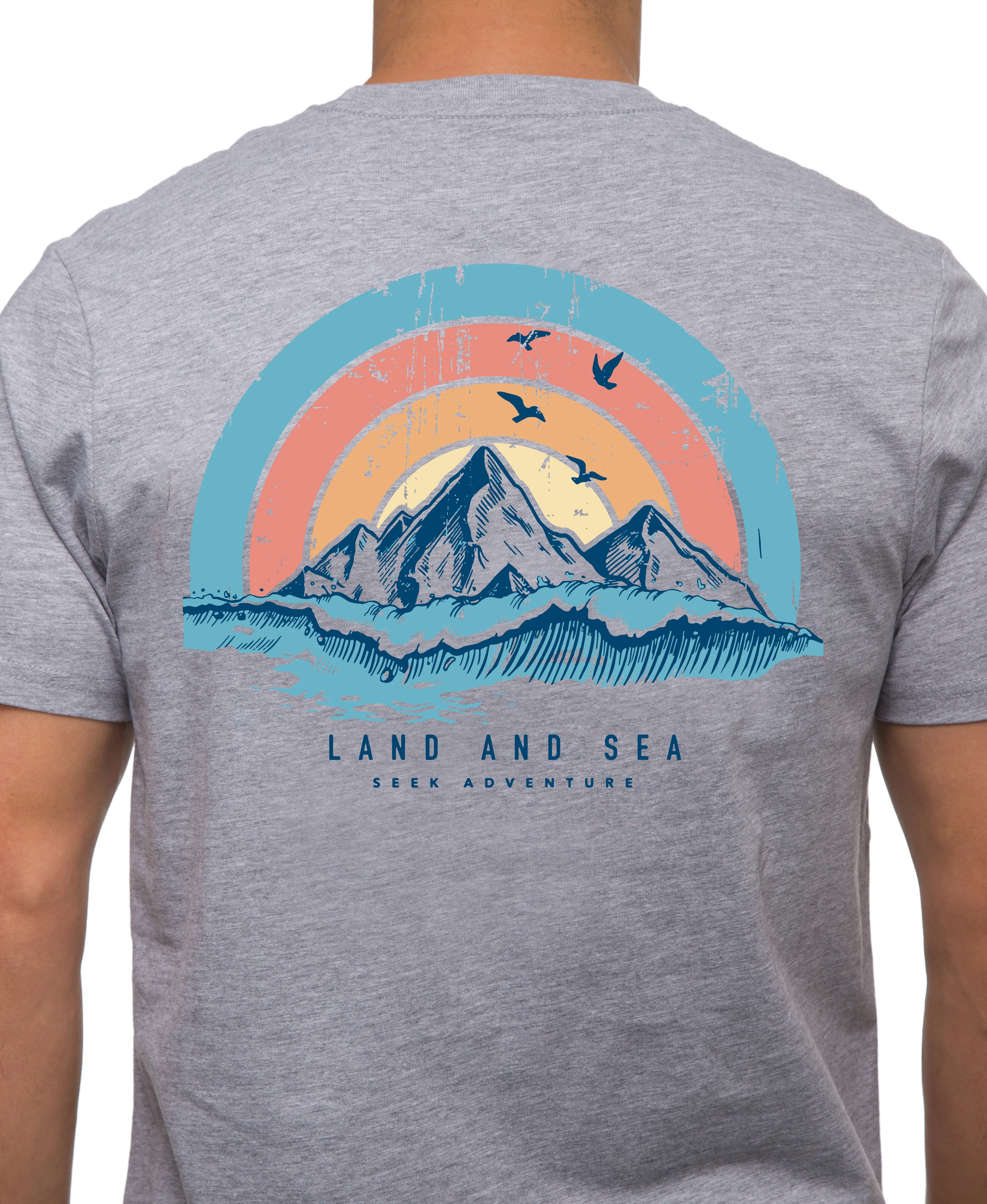 Outdoorz Tee- Heather Grey