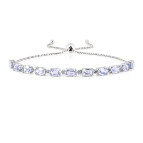 Oval Tanzanite Tennis Bracelet