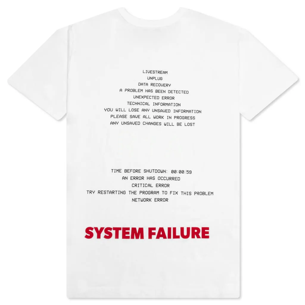 Pablo S/S T-Shirt - White/System Failure