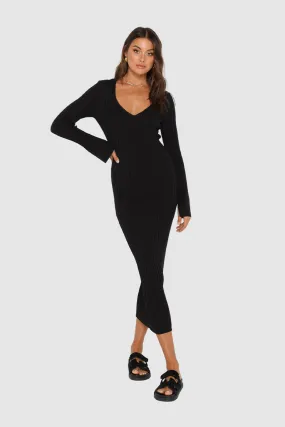 Parker Knit Dress | Black