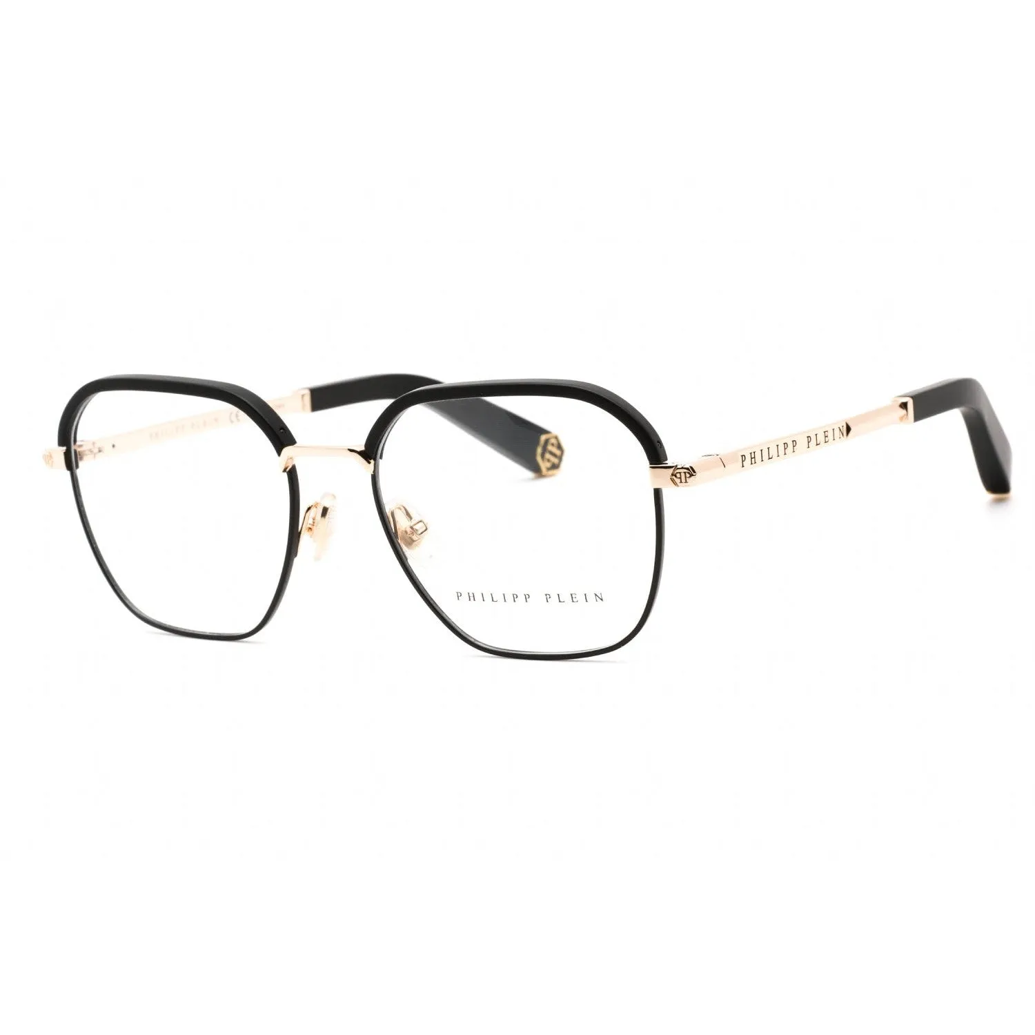 Philipp Plein VPP017M Eyeglasses Shiny Rose Gold / Clear Lens