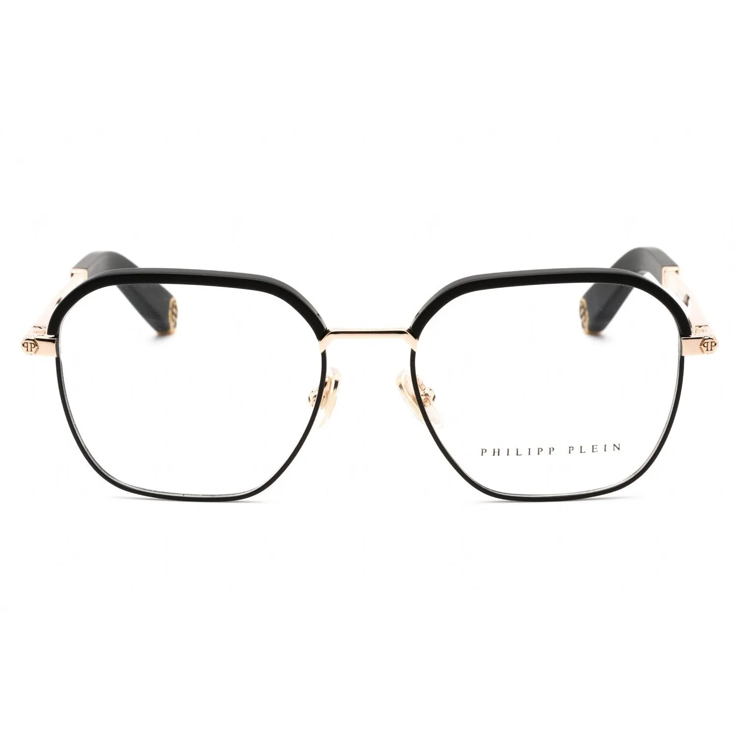 Philipp Plein VPP017M Eyeglasses Shiny Rose Gold / Clear Lens