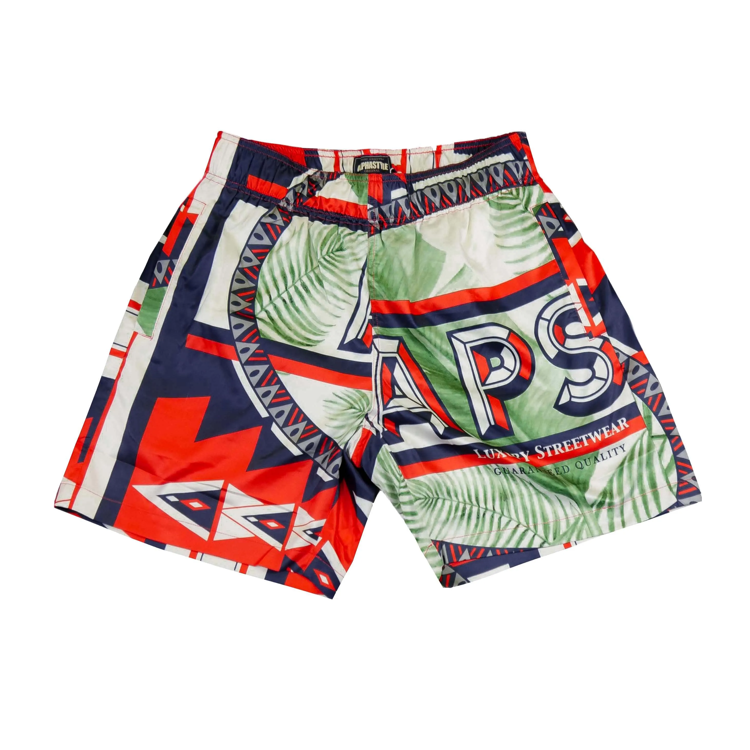 PILLAN RESORT SHORTS BLUE/RED