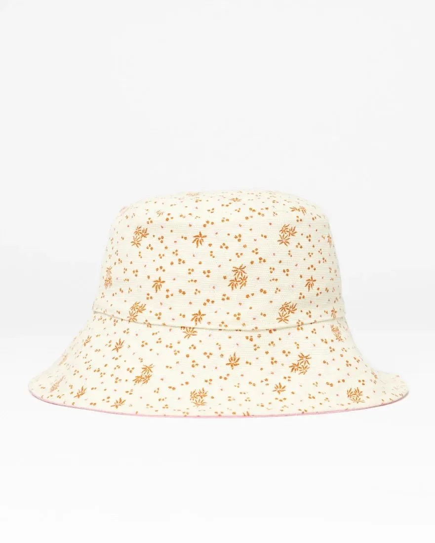 Pilusos Rusty Spring Time Reversible Bucket Hat* Pink Diamond