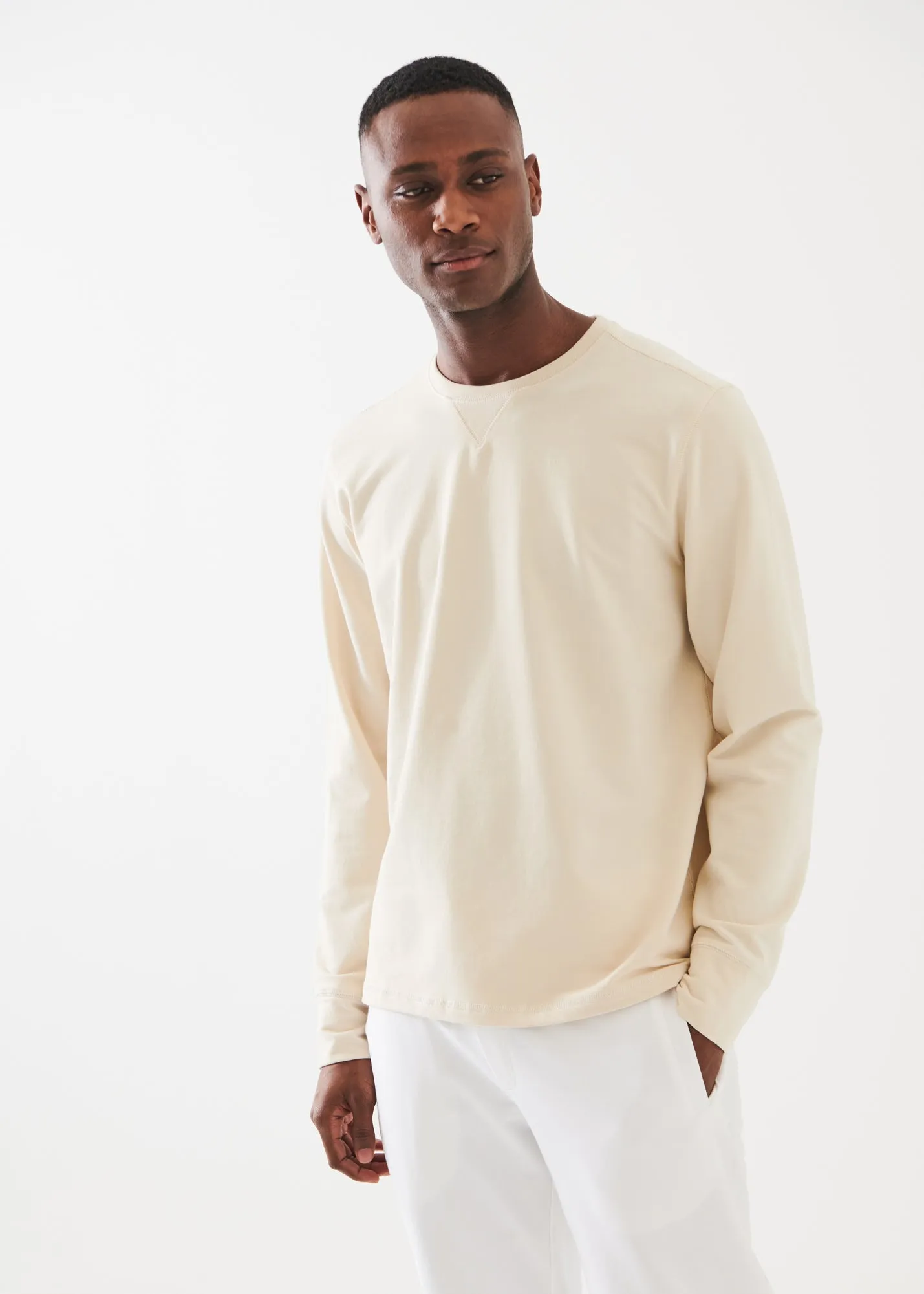 PIMA COTTON FRENCH TERRY SWEATSHIRT