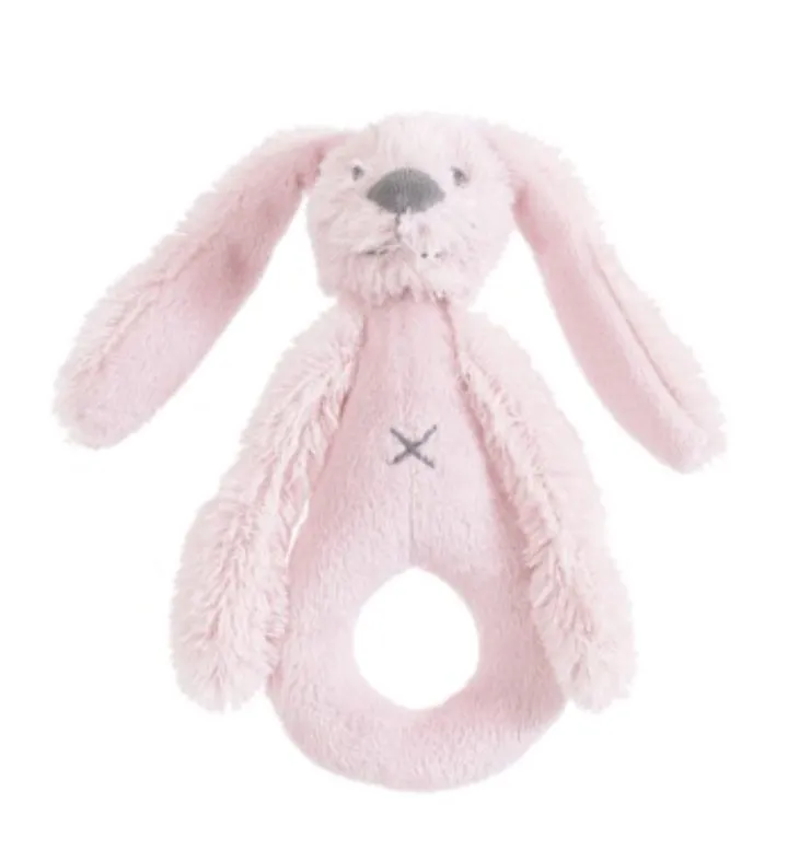 Pink Rabbit Richie Rattle by Happy Horse